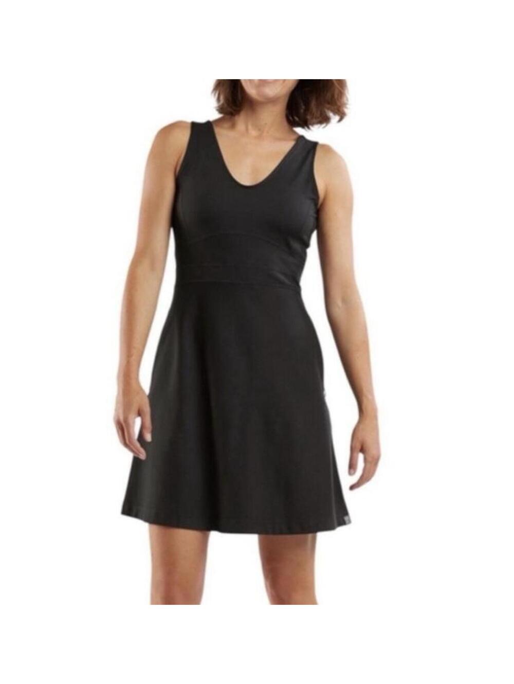 NWT Title Nine Dream V Neck Black Dress Size Large (12-14)